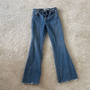 Women's Blue Flared Jeans